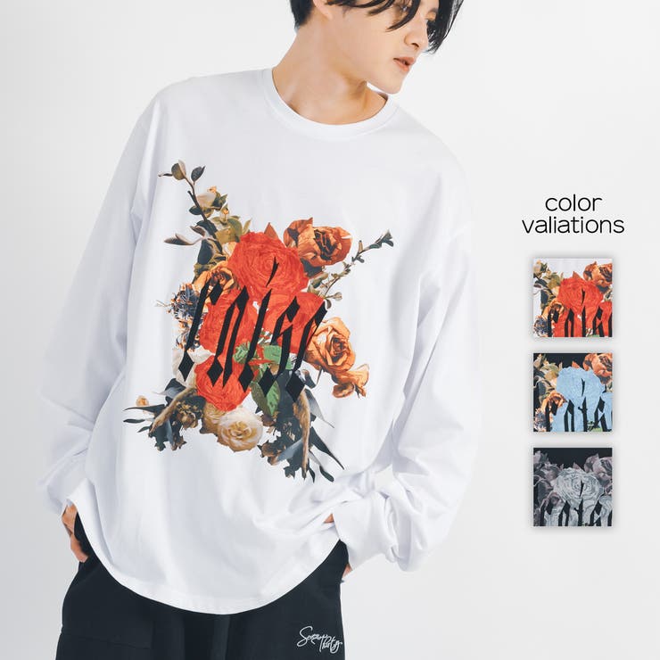 REGIEVO ロンT メンズ 長袖Tシャツ ストリート系 トップス