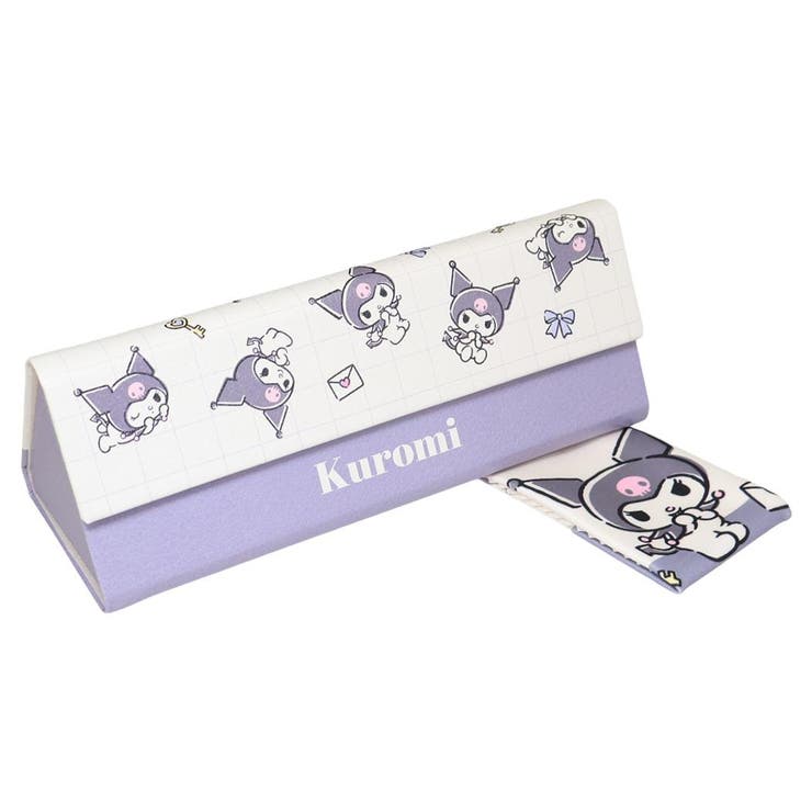 【10％OFFクーポン！5/7(木)9:59まで】cinemacollection クロミ 眼鏡ケース クロス付き折りたたみメガネケース サンリオ カミオジャパン ハードタイプ キャラクター グッズ 小物cinemacollection クロミ 眼鏡ケ