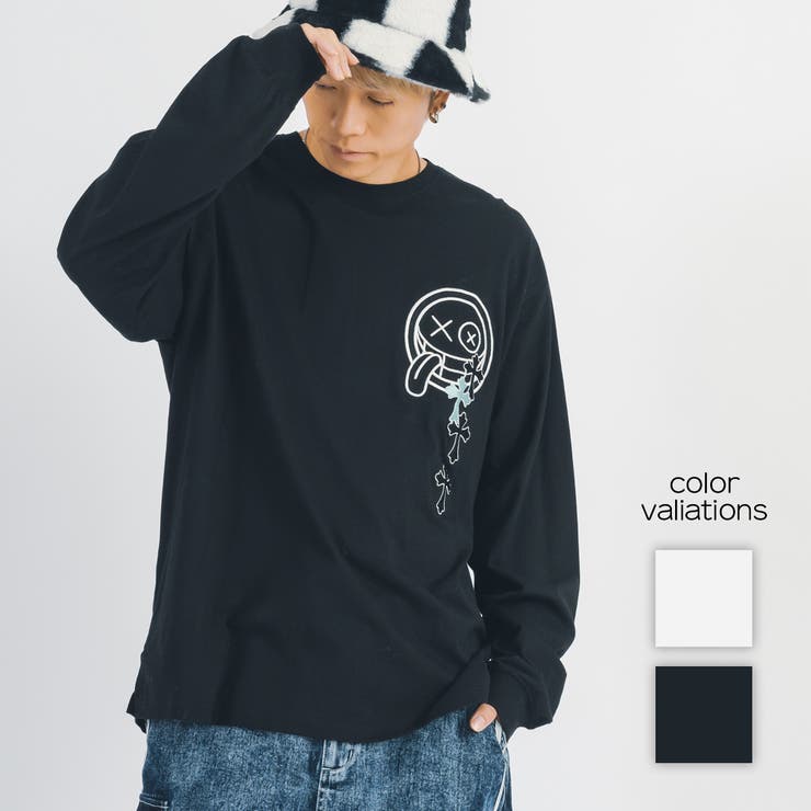 REGIEVO ロンT メンズ 長袖Tシャツ ストリート系 トップス