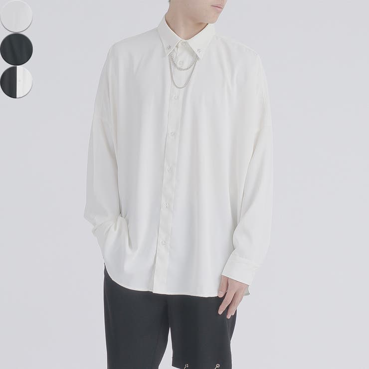 REGIEVO チェーンカラードルマンシャツ トップス