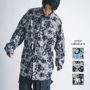 【10%OFFクーポン!11/27(木)1:59まで】REGIEVO シャツ メンズ ビッグシャツ ストリート系 トップス