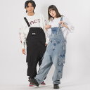 【5/16 1:59まで 5%OFFクーポン】REGIEVO ワイドシルエット カーゴパンツ オーバーオール 韓国 ストリート系 パンツ・ズボン