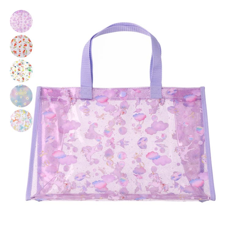 【10％OFFクーポン！5/27(水)1:59まで】こどもの森e-shop 【WEB限定】総柄プールバッグ 水着