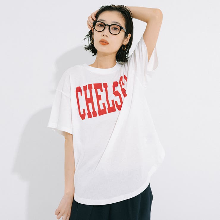 coca テールカットカレッジビッグTシャツ トップス