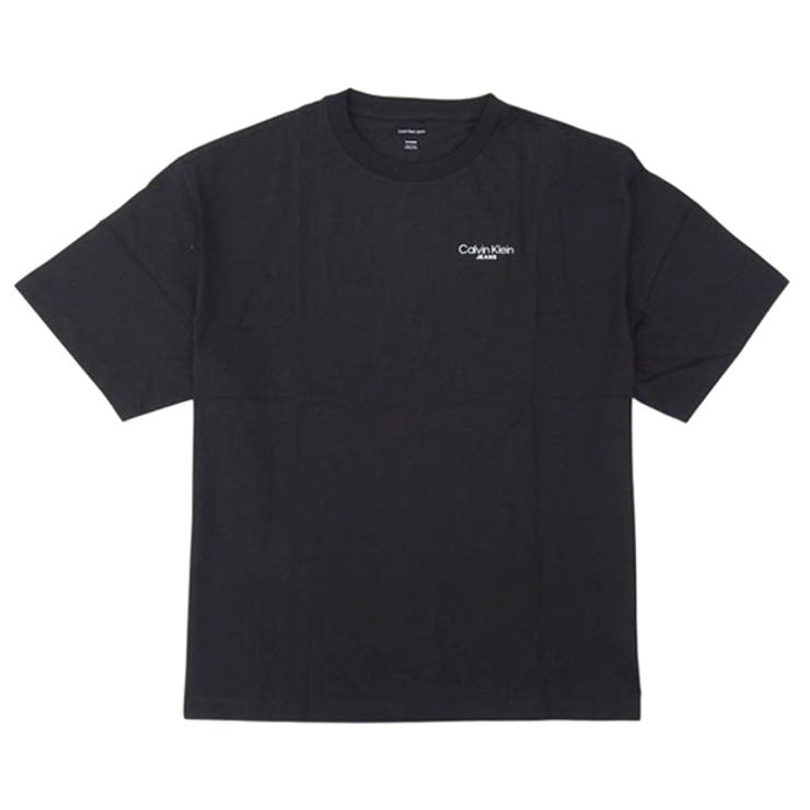 Riverall CALVIN KLEIN カルバンクライン Tシャツ メンズ カットソー 半袖 M コットン ブラック LV04RD825GBKM CALVIN KLEIN トップス