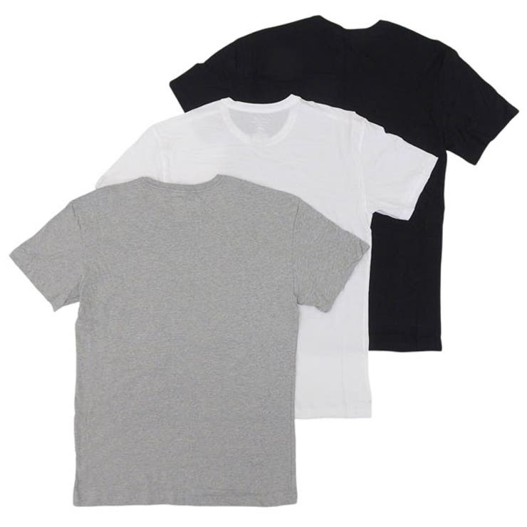 Riverall RALPH LAUREN ラルフローレン Tシャツ 3枚組 メンズ 半袖 L ホワイト ブラック グレー 3 SLIM FIT NSCNP3A729L RALPH LAUREN トップス 2