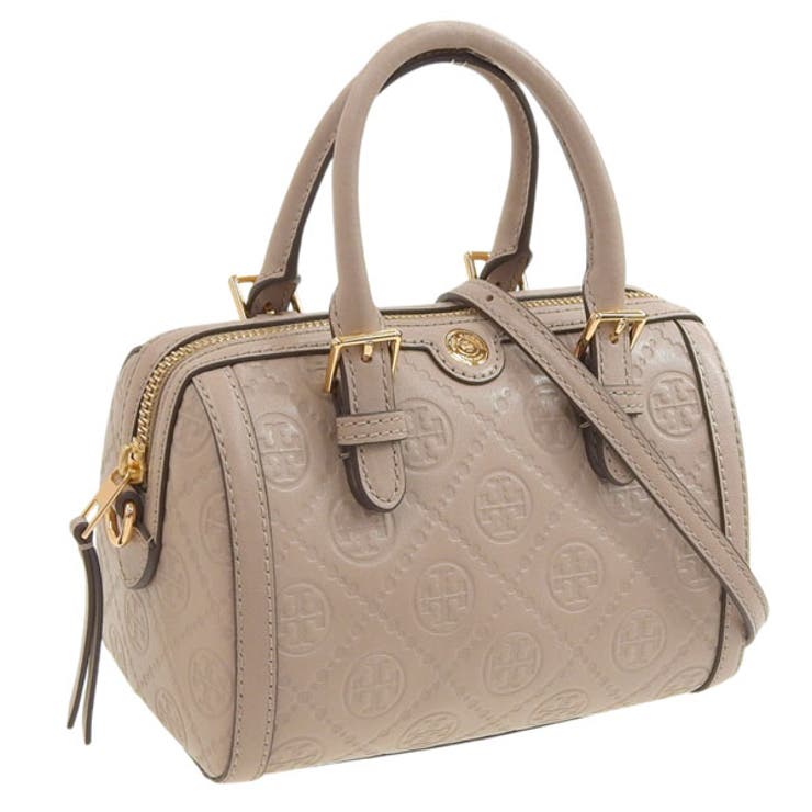 Riverall TORY BURCH トリーバーチ バッグ レディース 2WAY ショルダーバッグ レザー ベージュ T MONOGRAM LEATHER PETTIE BARREL BAG 158528-200 TORY BURCH バッグ・鞄