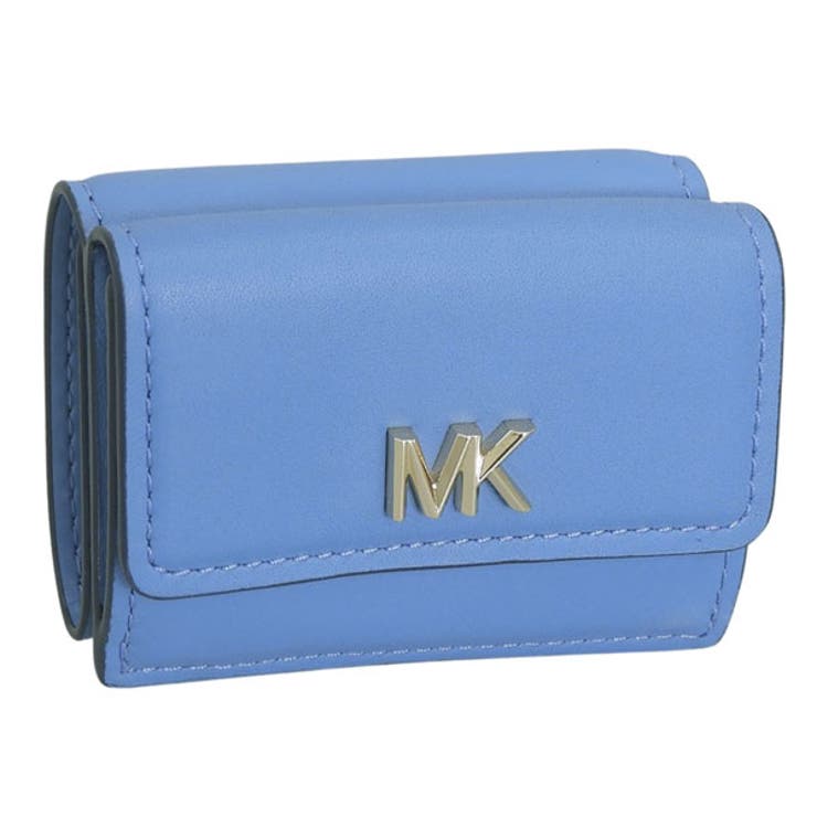 Riverall MICHAEL KORS マイケルコース 財布 レディース 三つ折り財布 アウトレット レザー ブルー 32S5G5QD1L-402 MICHAEL KORS 財布