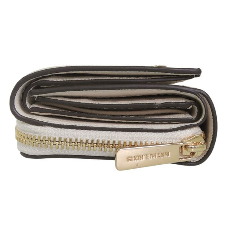Riverall MICHAEL KORS マイケルコース 財布 レディース 二つ折り財布 アウトレット レザー ホワイト 35H9GTVZ5L-171 MICHAEL KORS 財布 3