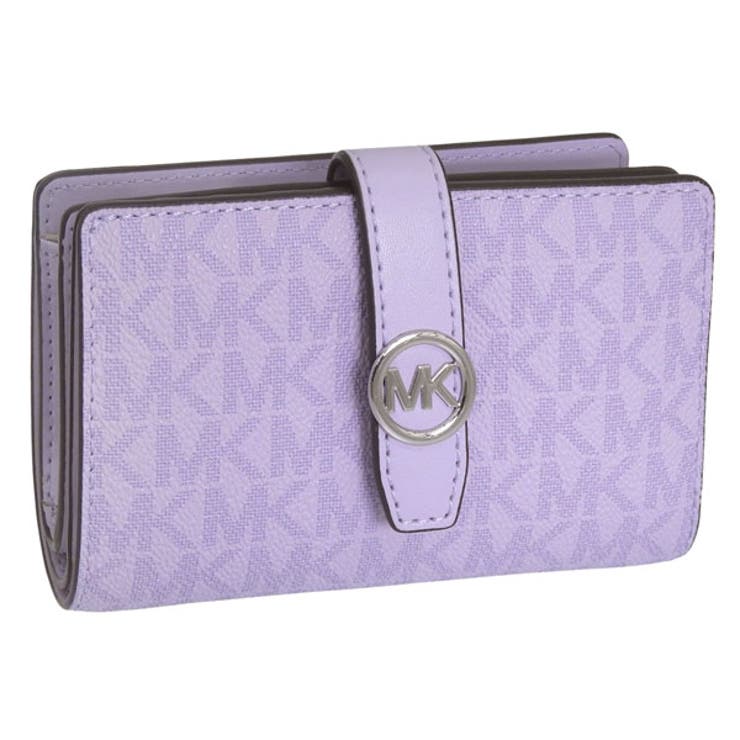 【10％OFFクーポン！5/7(木)9:59まで】Riverall MICHAEL KORS マイケルコース 財布 レディース 二つ折り財布 アウトレット パープル 35F5SGRF6V-139 MICHAEL KORS 財布Riverall MICH