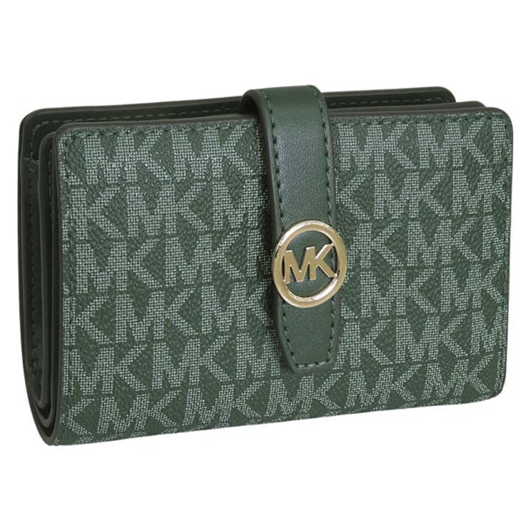 【10％OFFクーポン！5/16(土)1:59まで】Riverall MICHAEL KORS マイケルコース 財布 レディース 二つ折り財布 アウトレット グリ?ン 35S5GGRF6V-321 MICHAEL KORS 財布