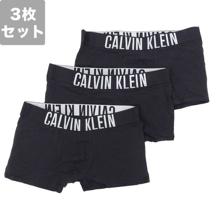 カルバンクライン/CALVINKLEIN/パンツ/Intense/Power/Cotton/Stretch/TRUNK/3PK太めのロゴウエストバンドが映えるコットンストレッチ素材の3枚組パンツ。ブラックを基調にした洗練された配色がスタイリッシュな印象。柔らかな伸縮性とすっきりしたトランク丈、3パックで洗い替えしやすい実用的な仕様で、デイリーに快適に使えるコスパの高い定番アイテムです。【ギフトにもおすすめです。】●品番：NB3608BLACKXL●サイズ：XLサイズウエスト 102-107cm●重さ：●仕様：●素材：コットン95% ポリウレタン5%●カラー：BLACK●付属：箱　(シール跡、キズ、潰れ、汚れ等あり)返品・交換について購入後の交換は受け付けておりません。予めご了承ください。返品を希望される場合は購入履歴一覧の「ショップへの問い合わせ」よりお問い合わせください。=========================複数配送先指定について1件の注文に対して、異なる住所への配送は対応出来かねます。恐れ入りますが、異なる住所へ配送をご希望の場合、配送先毎に分けて注文いただきますようお願い申し上げます。【インナー・下着WOMEN】
