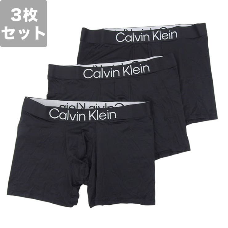 Riverall CALVIN KLEIN カルバンクライン ボクサーパンツ 下着 アンダーウェア 3枚セット メンズ XL ブラック 3Pack Boxer Brief Microfiber NP2608OBLACKXL CALVIN KLEIN イン
