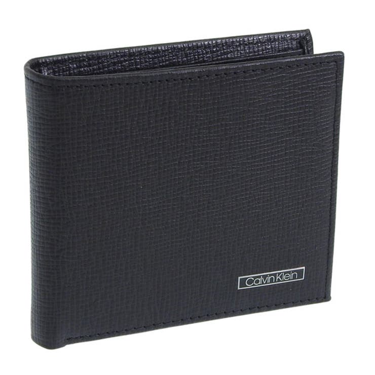 Riverall CALVIN KLEIN カルバンクライン 財布 メンズ 二つ折り財布 レザー ブラック BILLFOLD W/COIN POCKET 31CK130009 CALVIN KLEIN 財布