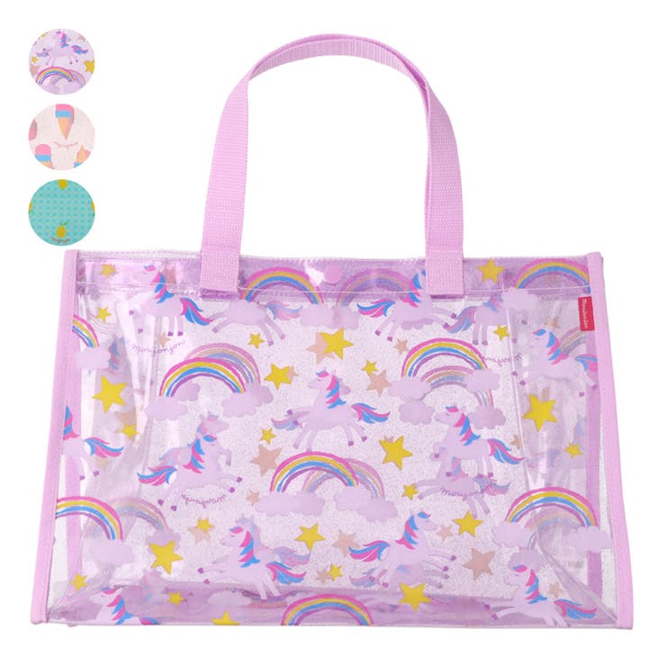 【10％OFFクーポン！5/27(水)1:59まで】こどもの森e-shop 総柄プールバッグ 水着