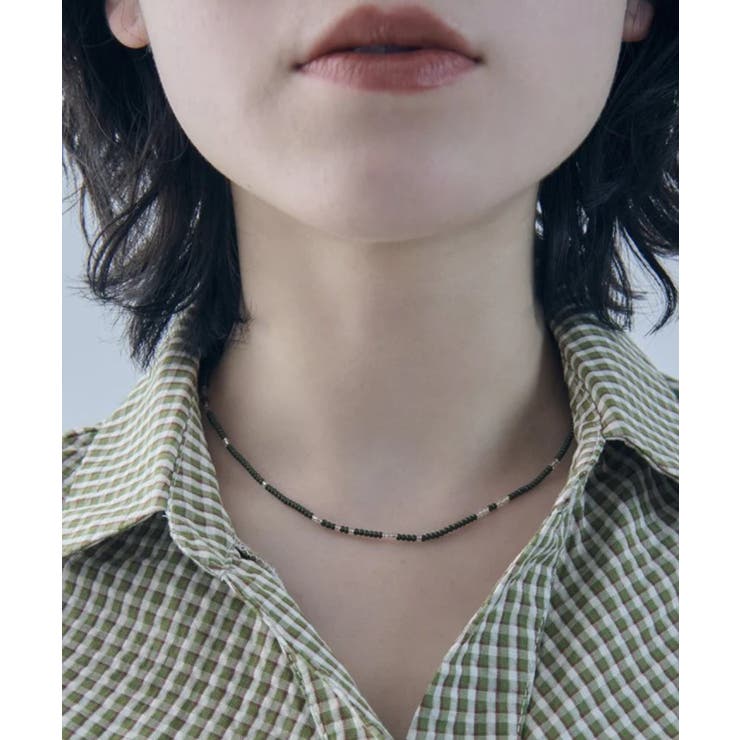 【10％OFFクーポン！8/27(木)1:59まで】SETUP7【WOMEN】 【GOLDY】NECKLACE ビーズネックレス 3260311 アクセサリー