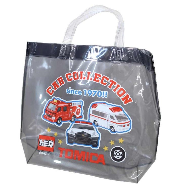 【10％OFFクーポン！5/27(水)1:59まで】cinemacollection トミカ ビニールバッグ プールバッグ クロ TOMICA マルヨシ 海プール レジャー用品 キャラクター グッズ 水着