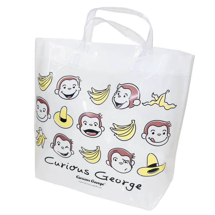 【10％OFFクーポン！5/27(水)1:59まで】cinemacollection おさるのジョージ ビニールバッグ プールバッグ シロ マルヨシ 海プール レジャー用品 絵本キャラクター グッズ 水着