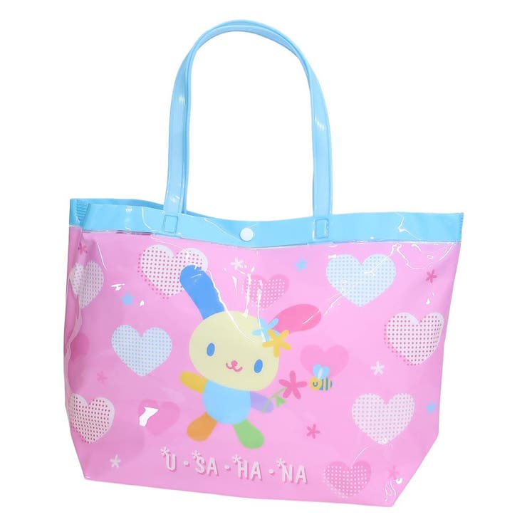 【10％OFFクーポン！5/27(水)1:59まで】cinemacollection ウサハナ プールバッグ ビニールバッグ サンリオ ビーチバッグ 海プール レジャー用品 キャラクター グッズ 水着
