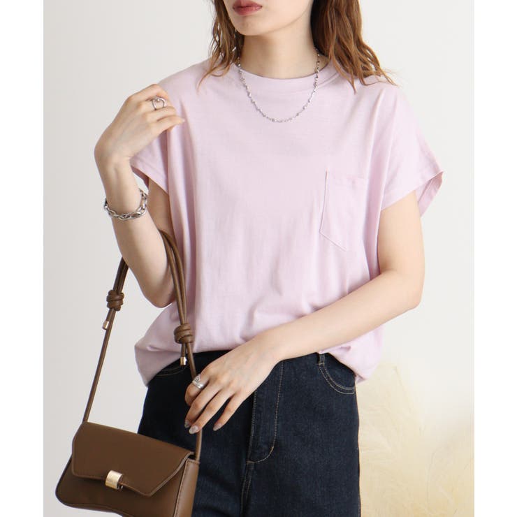 【10％OFFクーポン！12/11(木)1:59まで】JungleJalopy 【M・L】大きいサイズ レディース オーバーサイズ モックネック チュニック Tシャツ トップス ポケット付き ポケT ビッグシルエット 半袖 コットン100% ビッグTEE