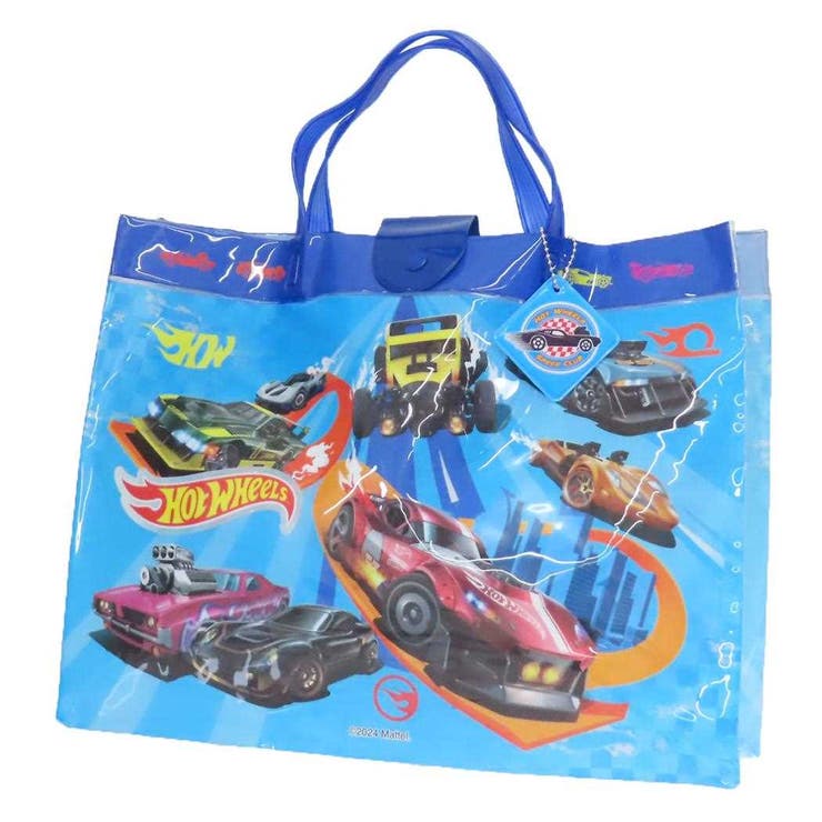 【10％OFFクーポン！5/27(水)1:59まで】cinemacollection ホットウィール プールバッグ マチアリトートバッグL 角型 自動車 高波クリエイト ビーチバッグ 海プール サマーレジャー用品 キャラクター グッズ 水着