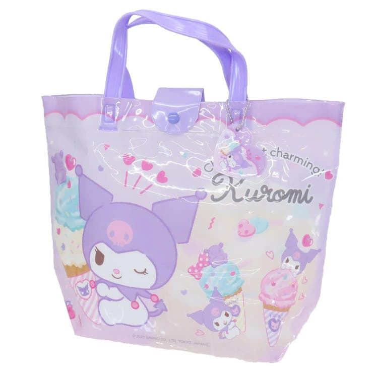 【10％OFFクーポン！5/27(水)1:59まで】cinemacollection クロミ プールバッグ バケット型ビニールトート サンリオ 高波クリエイト 海プール サマーレジャー用品 キャラクター グッズ 水着