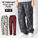 BACKYARD FAMILY FORECAST フォーキャスト forecast8262 プリントキルトパンツ パンツ・ズボン
