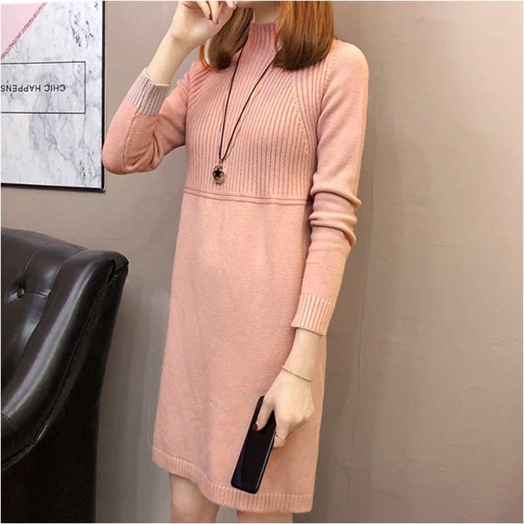 BACKYARD FAMILY ワンピース ニット チュニック pmy1004 ワンピース・ドレス