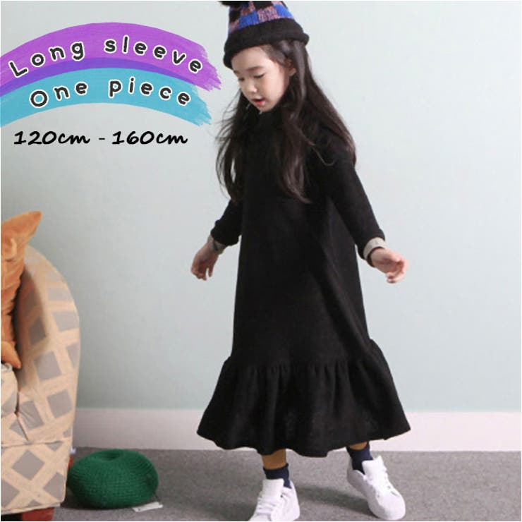 BACKYARD FAMILY ワンピース 子供服 可愛い 春 秋 長袖 dress069 ワンピース・ドレス