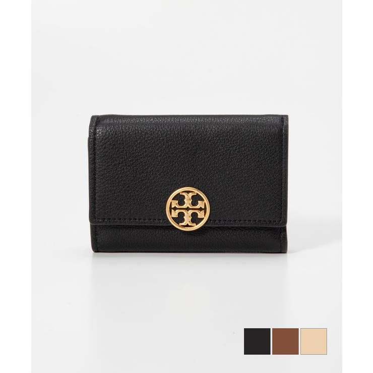 【10％OFFクーポン！5/7(木)9:59まで】U-STREAM トリーバーチ TORY BURCH 140912 三つ折り財布 レディース 財布 ミニ財布 レザー 小銭入れ コンパクトMiller Medium Flap Wallet プレゼント