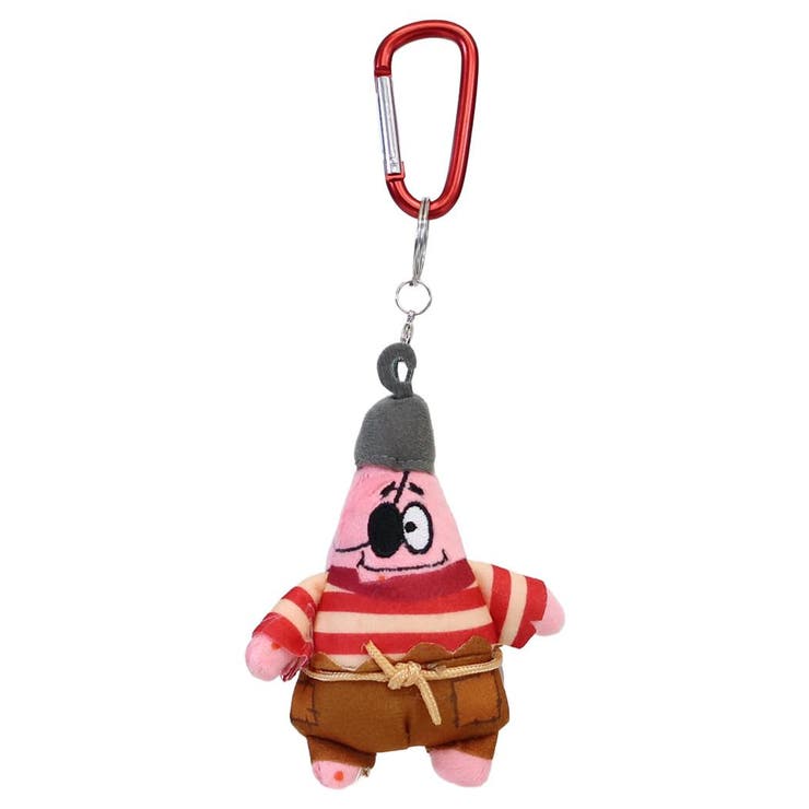 cinemacollection スポンジボブ マスコット カラビナマスコット パトリック パイレーツ ナカジマ プレゼント かわいい ミニぬいぐるみ キャラクター グッズ 小物