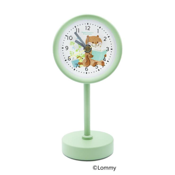 【10％OFFクーポン！5/7(木)9:59まで】cinemacollection 可愛い嘘のカワウソ 置き時計 スタンドクロック Y GR フィールドワーク プレゼント アラーム付き ボタン電池 キャラクター グッズ 寝具・インテリア雑貨
