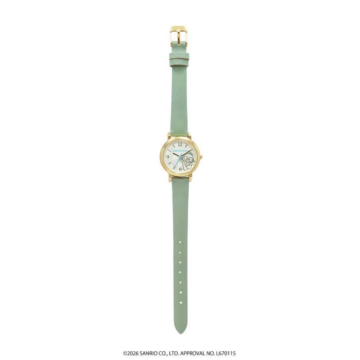 Watches - cinemacollection【KIDS】 ハンギョドン 腕時計 シンプルラインウォッチ G MI サンリオ フィールドワーク プレゼント レディース 女性 女の子 キャラクター グッズ アクセサリー
