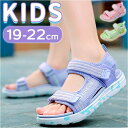 BACKYARD FAMILY キッズ ジュニア サンダル 女の子 面ファスナー ysks5197 シューズ・靴