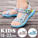 【8/11まで5%OFFクーポン】BACKYARD FAMILY サンダル キッズ ジュニア 女の子 かわいい ちょう シューズ・靴