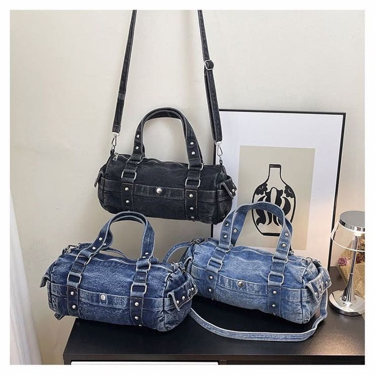 Boston Bags - LETee ボストンバッグ　デニム バッグ・鞄