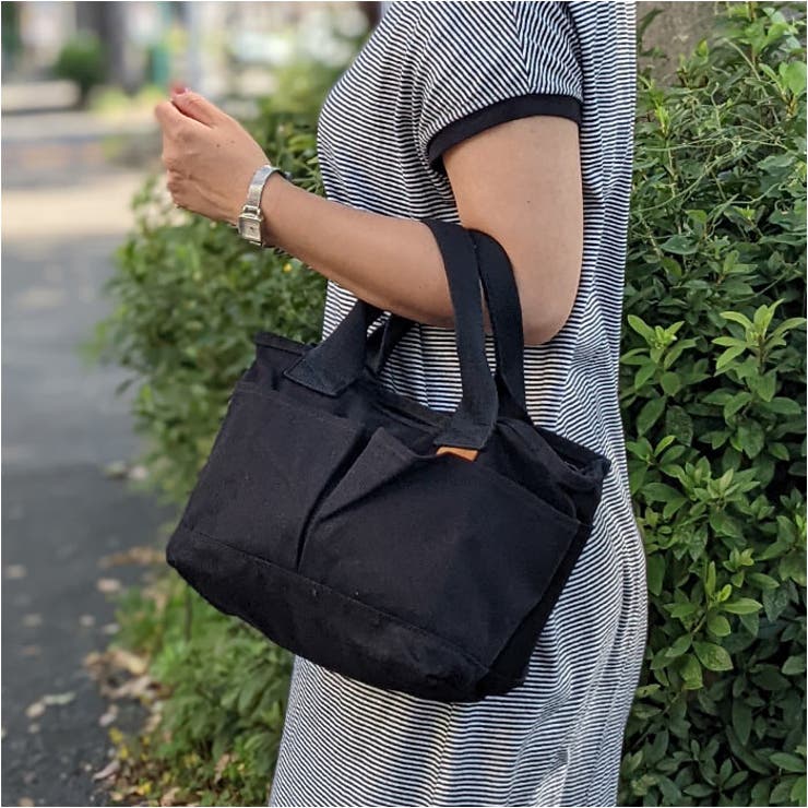 BACKYARD FAMILY キャンバス仕切りトート Sサイズ バッグ・鞄