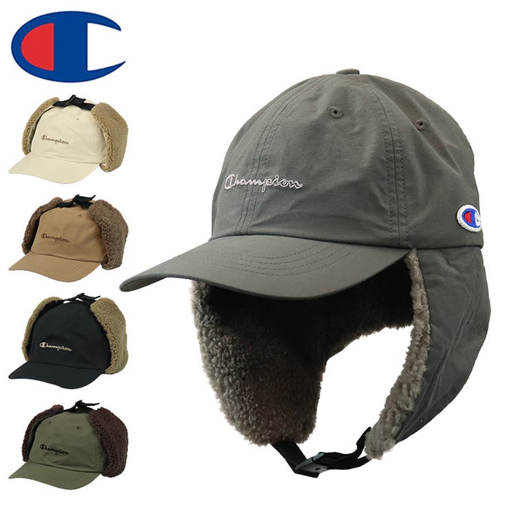 【10％OFFクーポン！5/7(木)9:59まで】99HeadwearShop【WOMEN】 チャンピオン フライトキャップ Champion パイロットキャップ メンズ レディース イヤーフラップ イヤーマフ 帽子 男女兼用 ボア アビエイター もこも