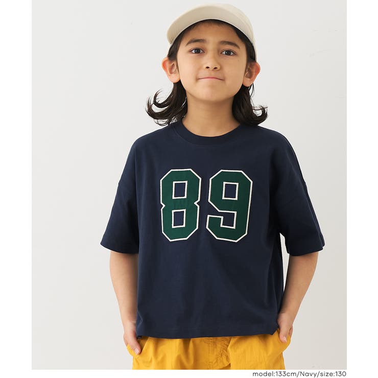 【10％OFFクーポン！7/11(土)1:59まで】coca ナンバーワッペンTシャツ キッズ トッ...