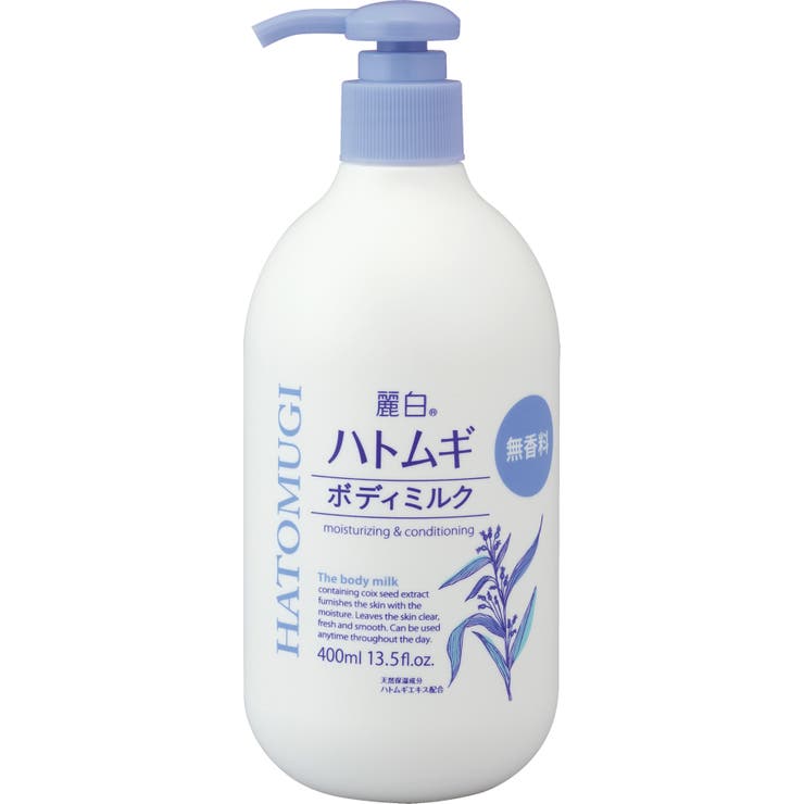 Shoplimart＃ 麗白　ハトムギ　ボディミルク　無香料タイプ　400ML ボディケア