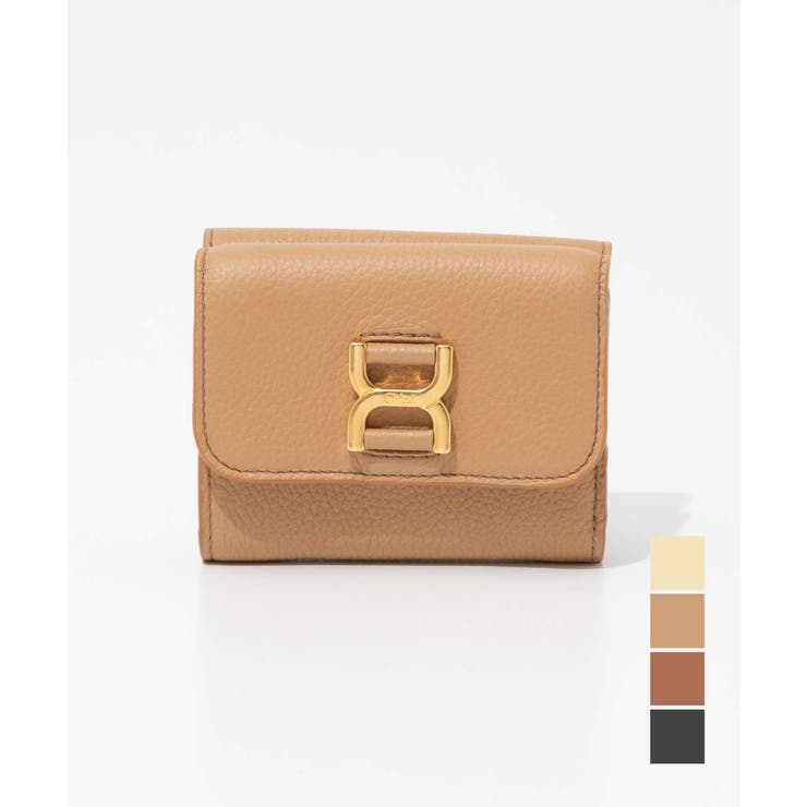 U-STREAM クロエ Chloe MARCIE CHC23AP099I31 レディース 財布 三つ折り財布 - マーシー ミニ ウォレット ミニ財布 レザー 小銭入れ付き プレゼント コンパクト財布 ウォッレット 財布