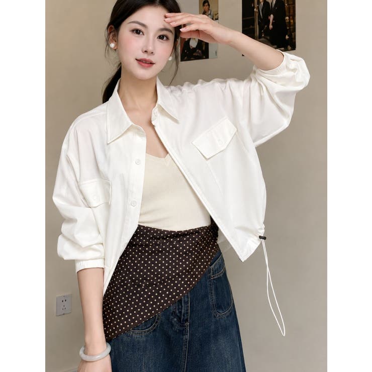LETee シャツジャケット　ショート丈 トップス shoplistselect-10518278 SHOPLIST サンプル画像2