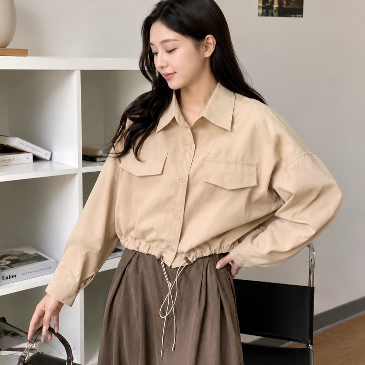 LETee シャツジャケット　ショート丈 トップス shoplistselect-10518278 SHOPLIST サンプル画像3