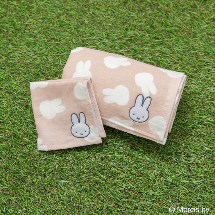 【10％OFFクーポン！6/11(木)1:59まで】ブランシェス 【miffy/ミッフィー/boris/ボリス】おくるみ＆ハンカチセット ベビー