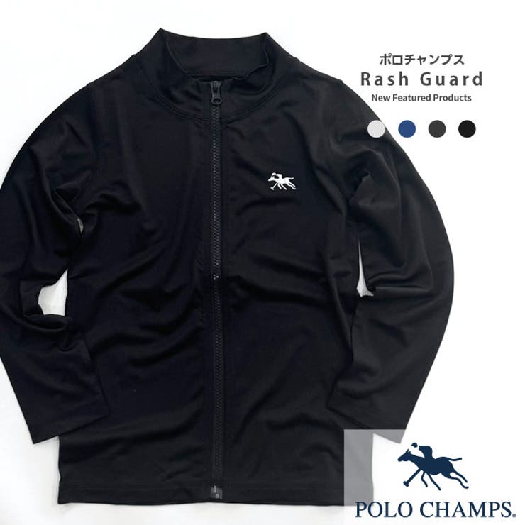 商品名POLOCHAMPS ZIP 長袖ラッシュガード キッズ水着 子供服 男の子 女の子 ジップ チャック ポロチャンプス ブランド ロゴ 無地 ジュニア 水泳 プール スイミング スクール水着 海水浴 スポーツ 学校 体育 小学生 110cm 120cm 130cm 140cm 150cm 160cm「PL26-07」品　質ポリエステル95％ ポリウレタン5％ 参考寸法　（平置き採寸です、商品により若干の個体差がございます）　※単位：cm SIZE 110 120 130 140 150 160 身　幅 30 32 34 36 38 40 着　丈 44 47 50 53 56 59 肩　幅 26 27 28 30 32 34 袖　丈 35 40 44 48 52 56返品・交換について購入後の交換は受け付けておりません。予めご了承ください。返品を希望される場合は購入履歴一覧の「ショップへの問い合わせ」よりお問い合わせください。=========================複数配送先指定について1件の注文に対して、異なる住所への配送は対応出来かねます。恐れ入りますが、異なる住所へ配送をご希望の場合、配送先毎に分けて注文いただきますようお願い申し上げます。【スポーツ用品KIDS】4-1オフホワイト 4-2ネイビー 4-3チャコール 4-4ブラック 110cm 120cm 130cm 140cm 150cm 160cm4-1オフホワイト 4-2ネイビー 4-3チャコール 4-4ブラック
