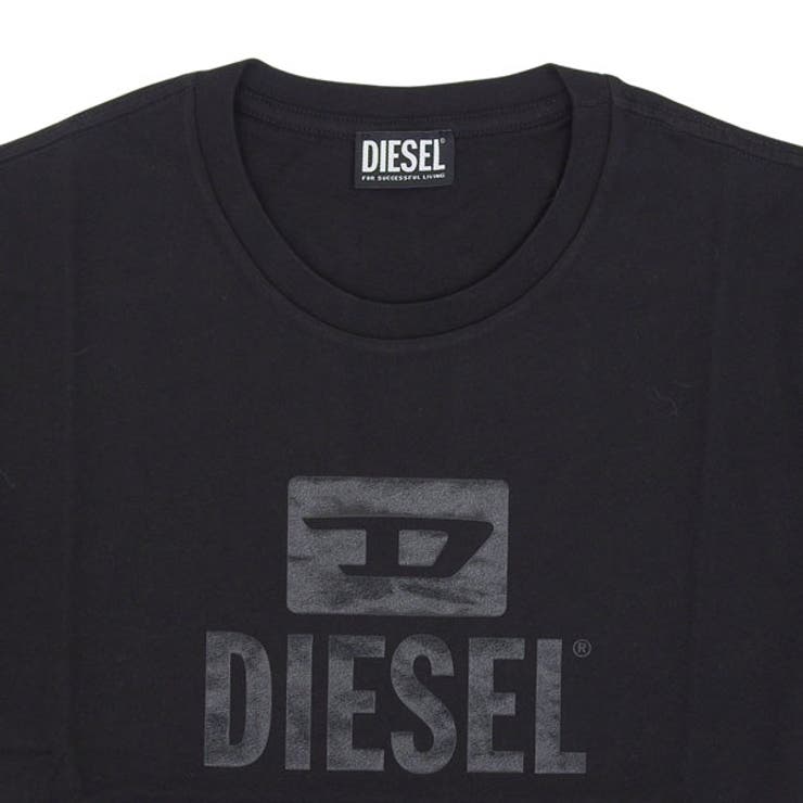 Riverall DIESEL ディーゼル Tシャツ カットソー メンズ 半袖 L コットン ブラック T-DIEGO TONE ON TONE T-SHIRT A09753RPATI9-BKL DIESEL トップス 3