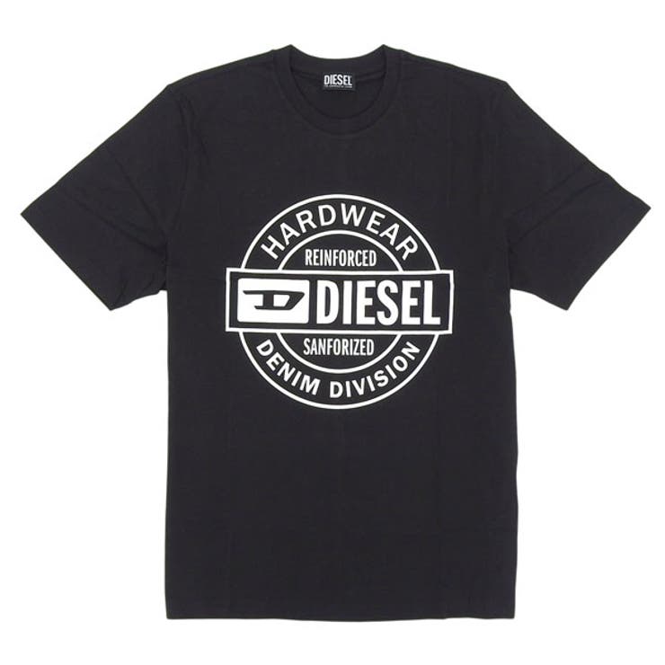 Riverall DIESEL ディーゼル Tシャツ カットソー メンズ 半袖 L コットン ブラック T-JUST 250218 OFF T-SHIRT A19701RHQBH9-BKL DIESEL トップス