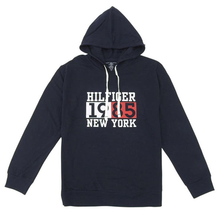 Riverall TOMMY HILFIGER トミーヒルフィガー フーディーパーカー メンズ 長袖 L コットン ネイビー TH09T4457411L TOMMY HILFIGER トップス