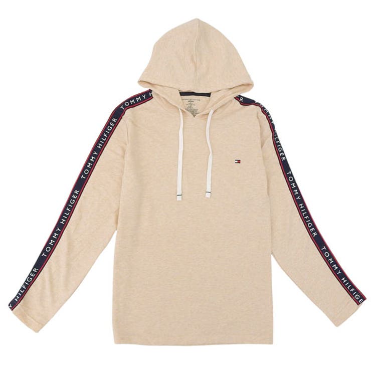 Riverall TOMMY HILFIGER トミーヒルフィガー フーディーパーカー メンズ 長袖 M コットン ベージュ TH09T4256278M TOMMY HILFIGER トップス