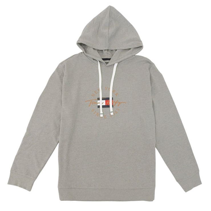Riverall TOMMY HILFIGER トミーヒルフィガー フーディーパーカー メンズ 長袖 S コットン グレー TH09T4502004S TOMMY HILFIGER トップス